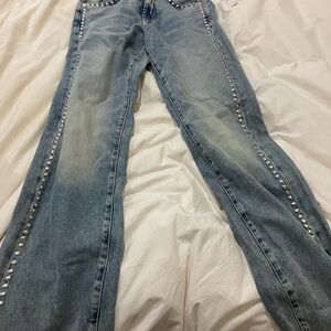 7 for all Mankind Tess Studded Jeans